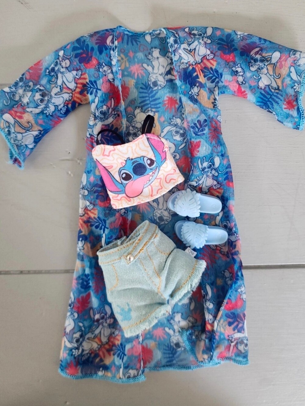 Disney ILY 4ever Inspired by Stitch Fashion Doll Outfit Kimono Shorts Sandals